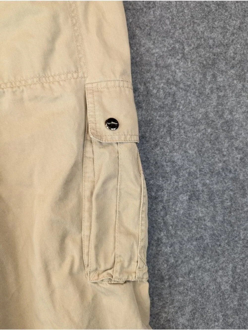 Lauren Ralph Lauren Womens 12 Khaki Cargo Hiking Pants Straight Leg Lightweight - Picture 6 of 12
